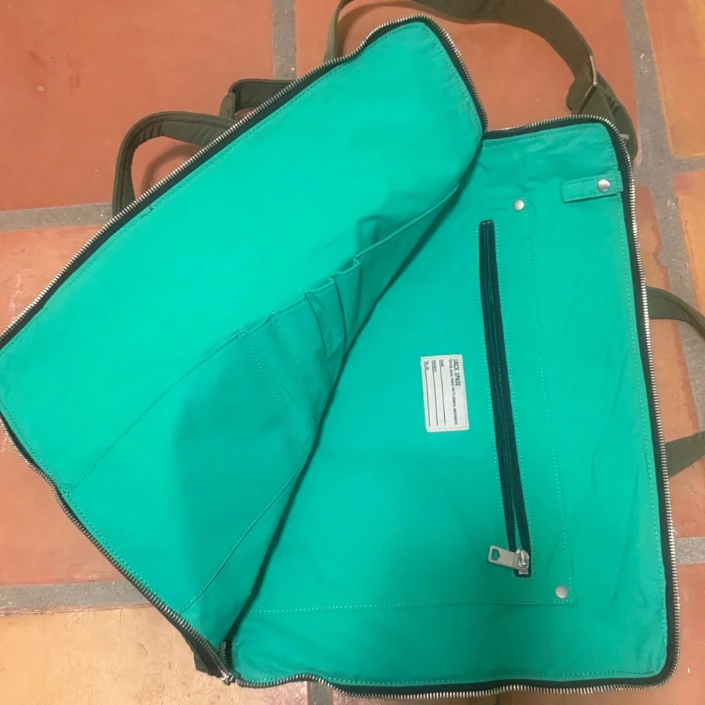Jack Spade Olive Green Men's laptop Bag